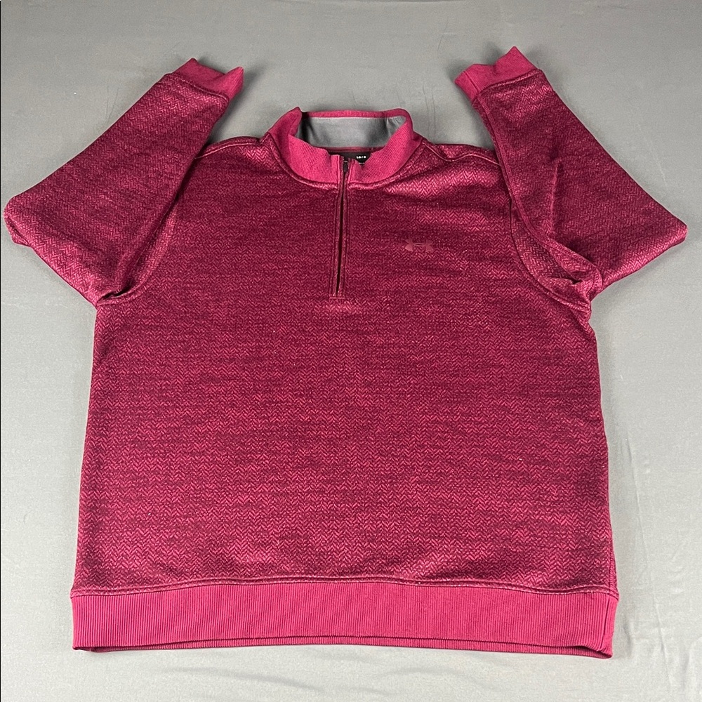 Under Armour‎ Men’s Large Burgundy Long Sleeve Sweatshirt